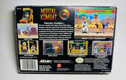 MORTAL KOMBAT EN BOITE SUPER NINTENDO SNES - jeux video game-x