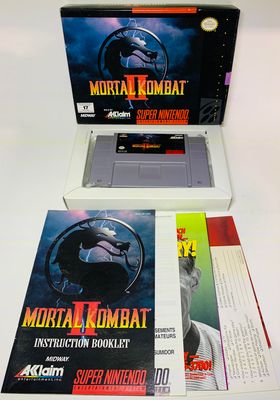 MORTAL KOMBAT MK II 2 EN BOITE SUPER NINTENDO SNES - jeux video game-x