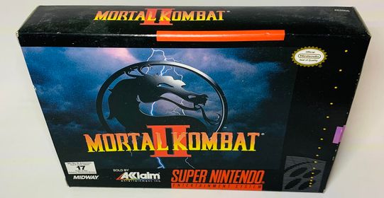 MORTAL KOMBAT MK II 2 EN BOITE SUPER NINTENDO SNES - jeux video game-x