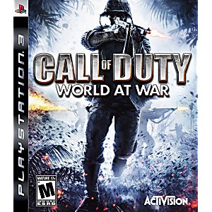 CALL OF DUTY WORLD AT WAR PLAYSTATION 3 PS3 - jeux video game-x