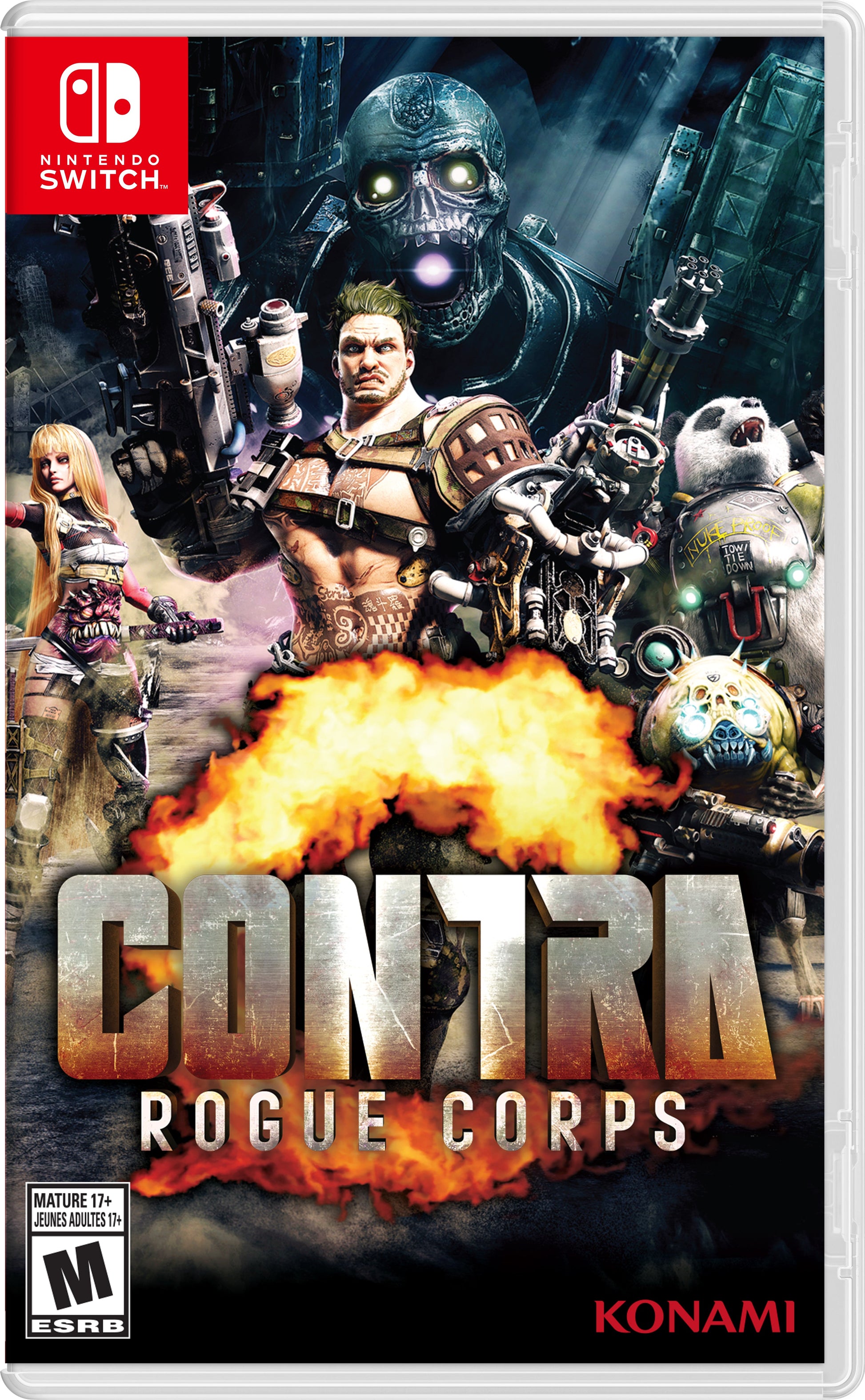 CONTRA ROGUE CORPS (NINTENDO SWITCH) - jeux video game-x