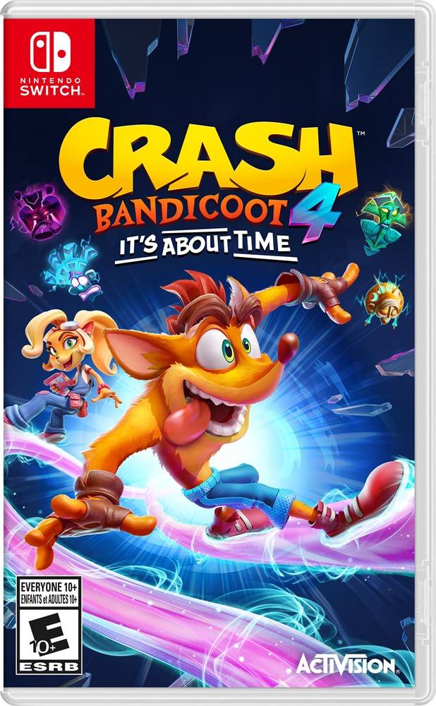 CRASH BANDICOOT 4 IT'S ABOUT TIME (NINTENDO SWITCH) - jeux video game-x