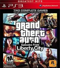 GRAND THEFT AUTO GTA EPISODES FROM LIBERTY CITY GREATEST HITS PLAYSTATION 3 PS3 - jeux video game-x