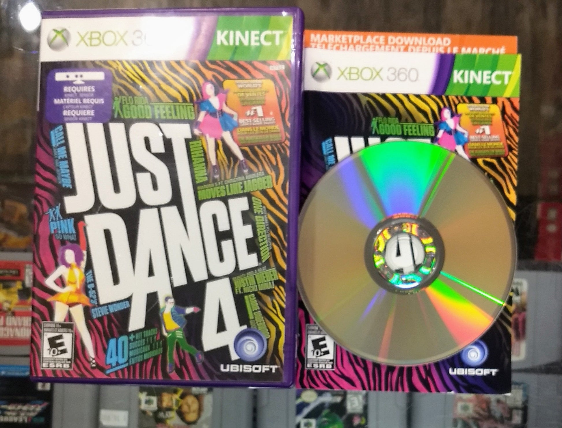 JUST DANCE 4 (XBOX 360 X360) - jeux video game-x