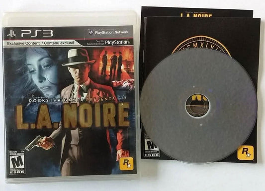 L.A. NOIRE PLAYSTATION 3 PS3 - jeux video game-x