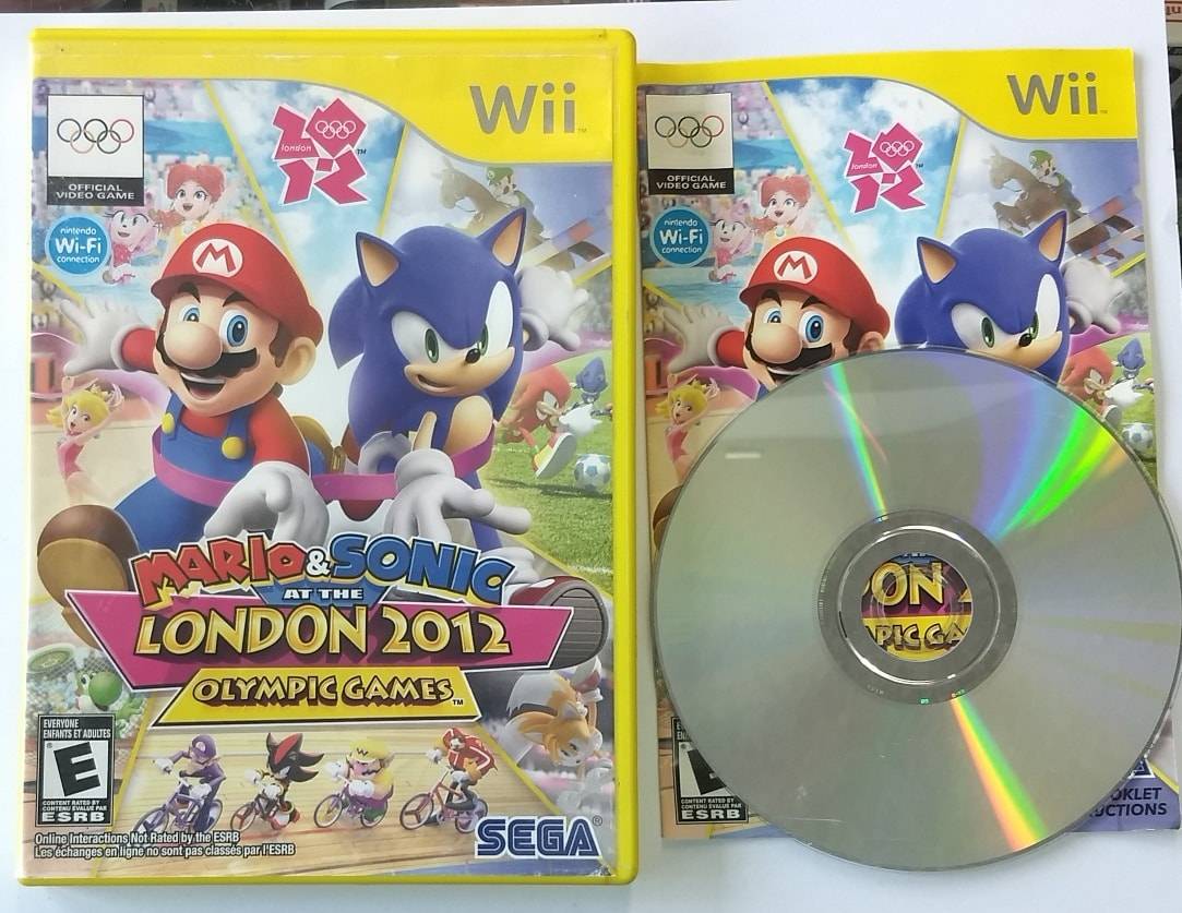 MARIO & SONIC AT THE LONDON 2012 OLYMPIC GAMES (NINTENDO WII) - jeux video game-x
