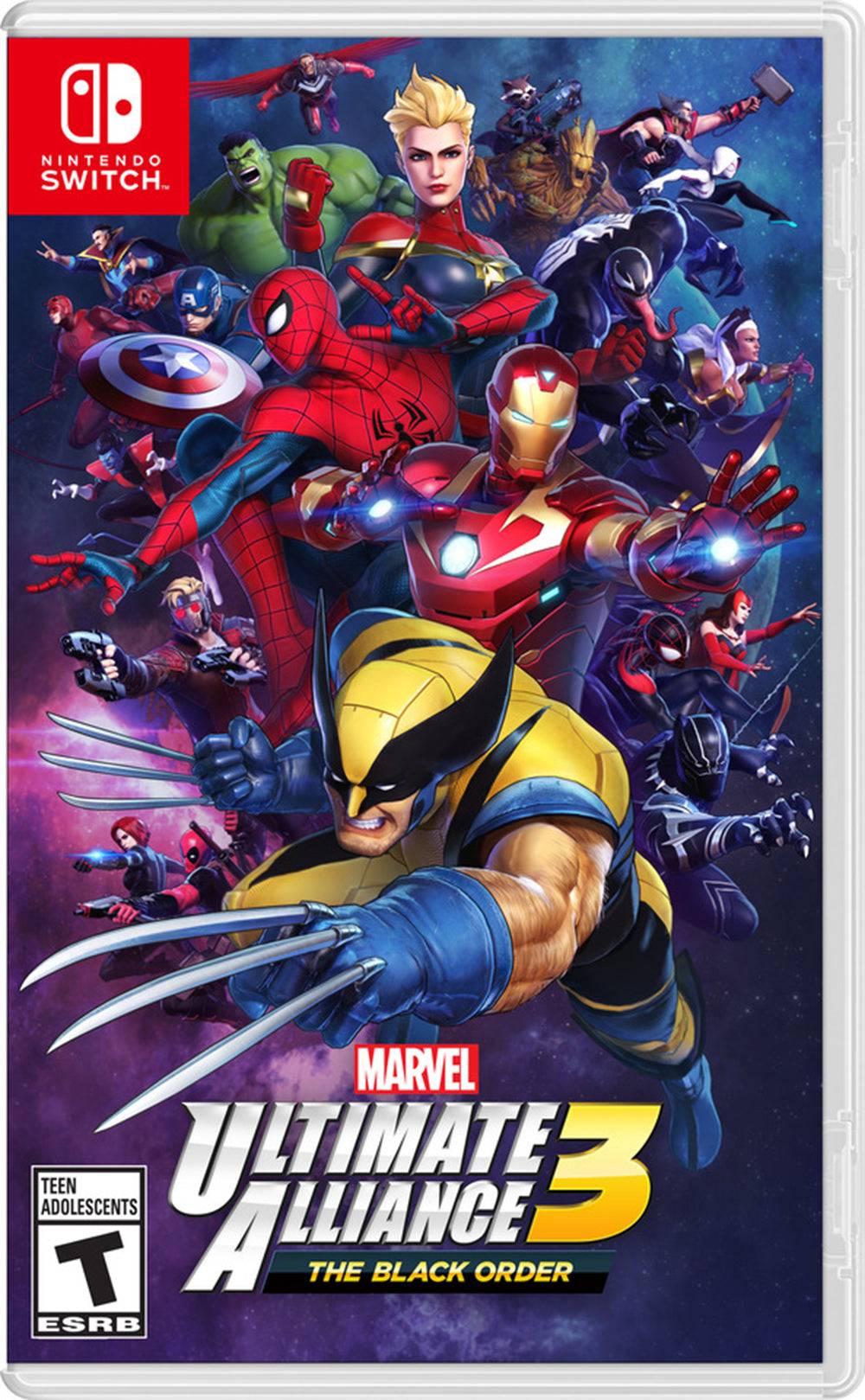 MARVEL: ULTIMATE ALLIANCE 3: THE BLACK ORDER (NINTENDO SWITCH) - jeux video game-x