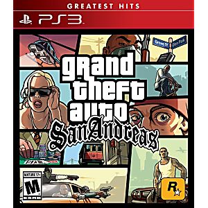 GRAND THEFT AUTO GTA SAN ANDREAS GREATEST HITS (PLAYSTATION 3 PS3) - jeux video game-x