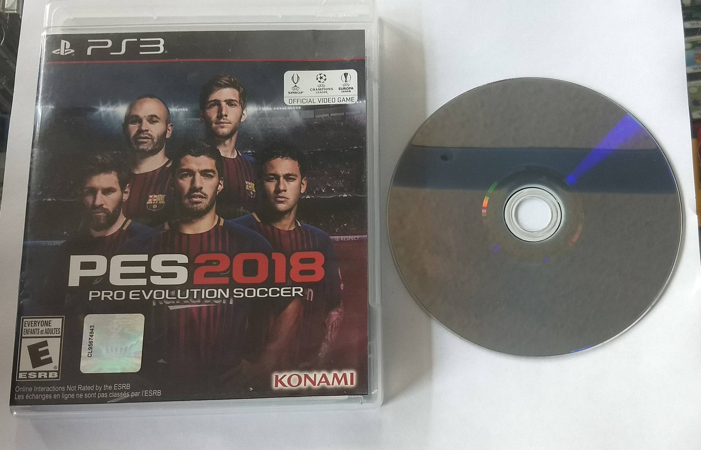 PRO EVOLUTION SOCCER PES 2018 (PLAYSTATION 3 PS3) - jeux video game-x