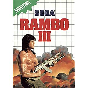 RAMBO III 3 (SEGA MASTER SYSTEM SMS) - jeux video game-x