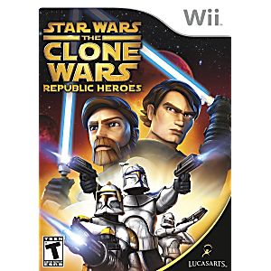 STAR WARS THE CLONE WARS: REPUBLIC HEROES NINTENDO WII - jeux video game-x