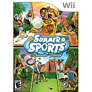 SUMMER SPORTS PARADISE ISLAND (NINTENDO WII) - jeux video game-x