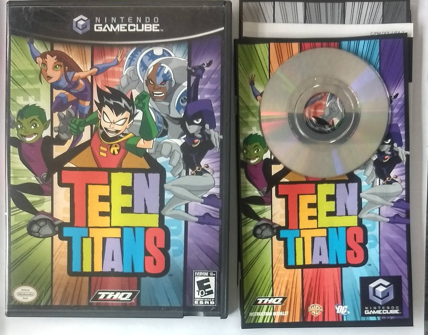 TEEN TITANS NINTENDO GAMECUBE - jeux video game-x