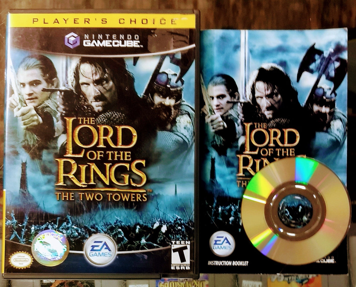 THE LORD OF THE RINGS THE TWO TOWERS PLAYERS CHOICE (NINTENDO GAMECUBE NGC) - jeux video game-x