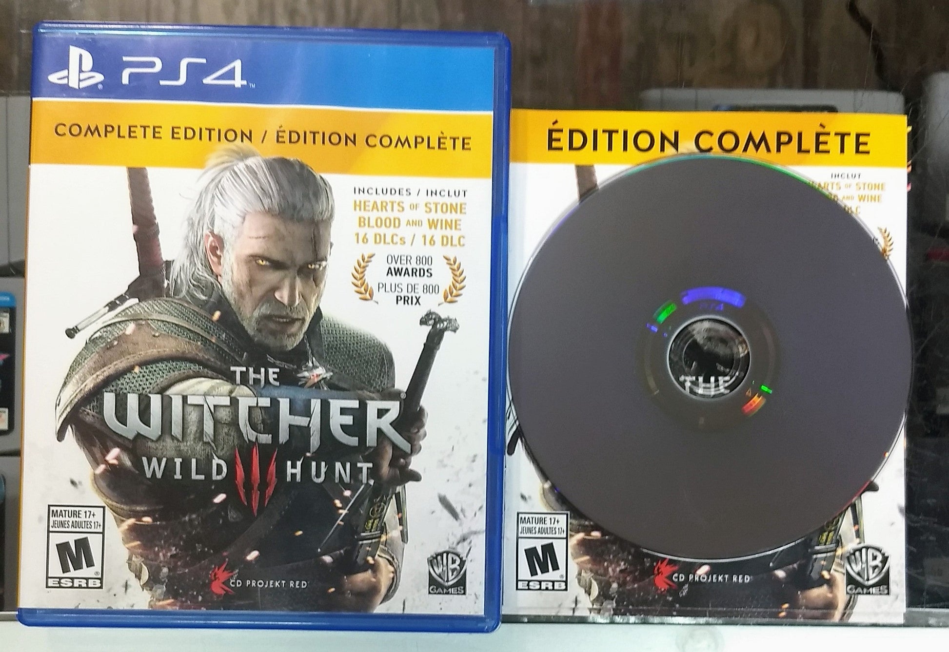 THE WITCHER 3 : WILD HUNT (PLAYSTATION 4 PS4) - jeux video game-x