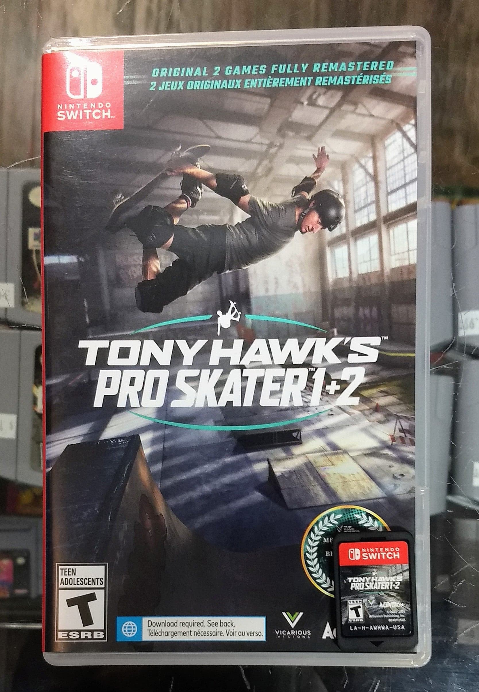 TONY HAWK'S PRO SKATER THPS 1+2 (NINTENDO SWITCH) - jeux video game-x