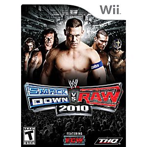 WWE SMACKDOWN VS RAW 2010 NINTENDO WII - jeux video game-x