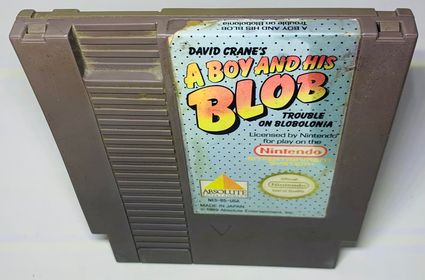 A BOY AND HIS BLOB TROUBLE ON BLOBOLONIA NINTENDO NES - jeux video game-x