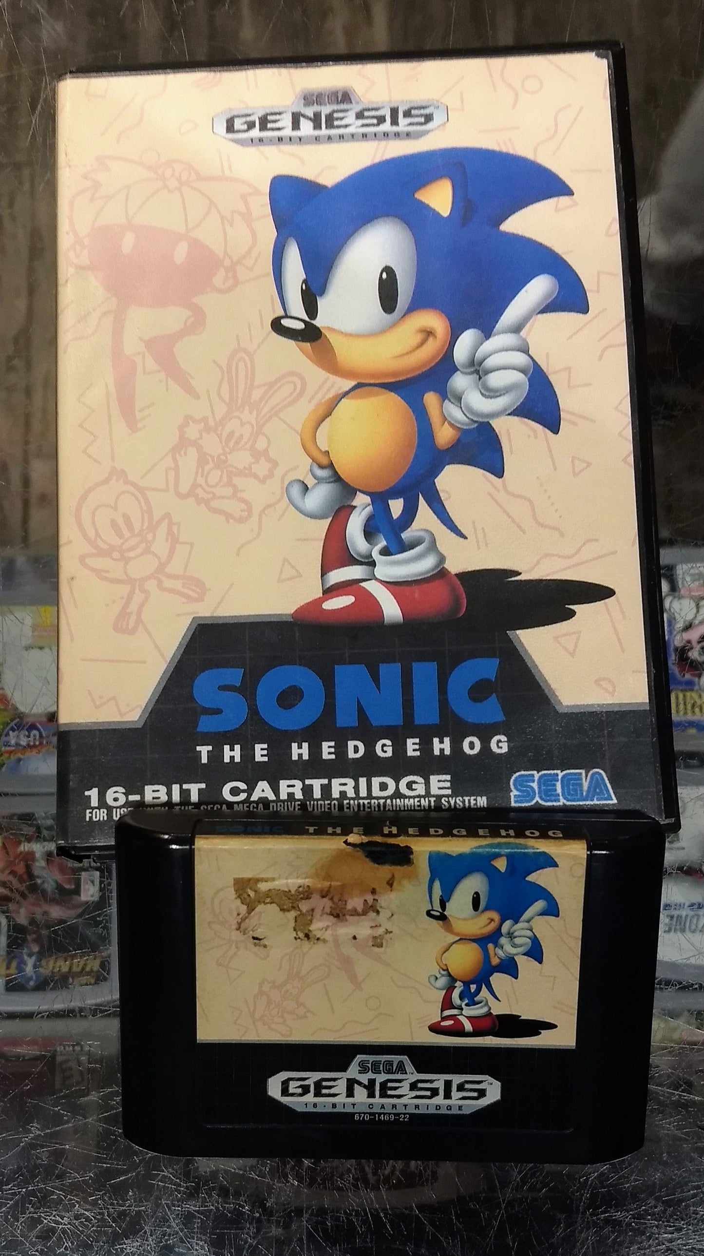 SONIC THE HEDGEHOG CANADIAN VARIANT SEGA GENESIS SG - jeux video game-x