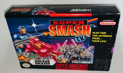 SUPER SMASH TV EN BOITE SUPER NINTENDO SNES - jeux video game-x