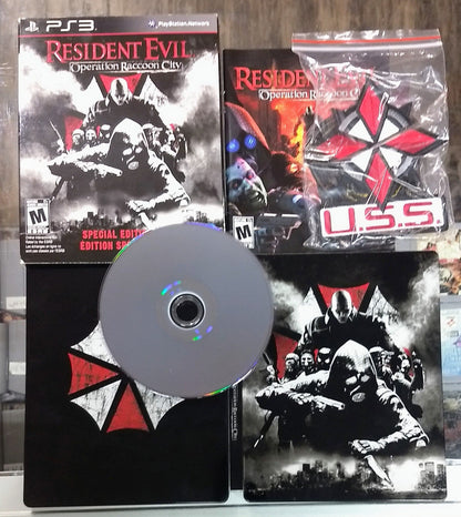 RESIDENT EVIL: OPERATION RACCOON CITY LIMITED EDITION PLAYSTATION 3 PS3 - jeux video game-x