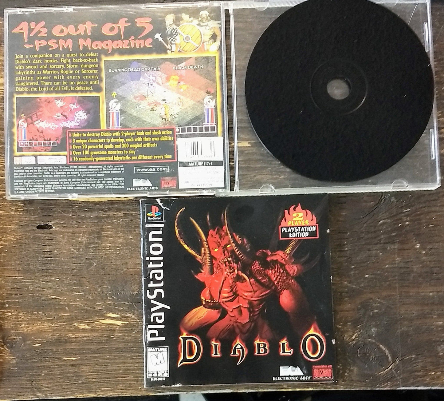 DIABLO PLAYSTATION PS1 - jeux video game-x