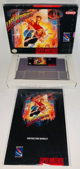 LAST ACTION HERO EN BOITE SUPER NINTENDO SNES - jeux video game-x