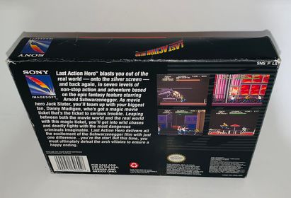 LAST ACTION HERO EN BOITE SUPER NINTENDO SNES - jeux video game-x