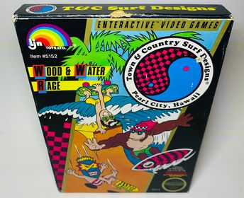 TOWN & COUNTRY SURF DESIGNS: WOOD AND WATER RAGE EN BOITE NINTENDO NES - jeux video game-x