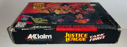 JUSTICE LEAGUE TASK FORCE EN BOITE SUPER NINTENDO SNES - jeux video game-x