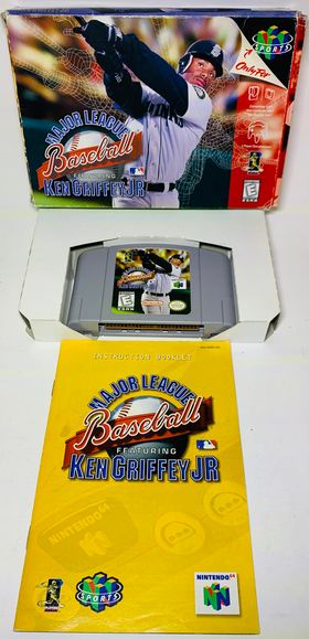 MAJOR LEAGUE BASEBALL MLB FEATURING KEN GRIFFEY JR EN BOITE NINTENDO 64 N64 - jeux video game-x