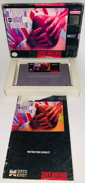 ABC MONDAY NIGHT FOOTBALL EN BOITE SUPER NINTENDO SNES - jeux video game-x