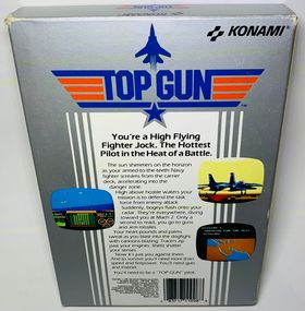 TOP GUN EN BOITE NINTENDO NES - jeux video game-x