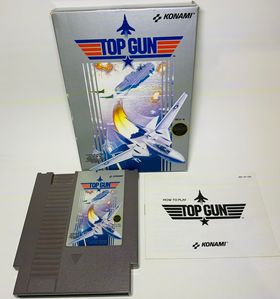 TOP GUN EN BOITE NINTENDO NES - jeux video game-x