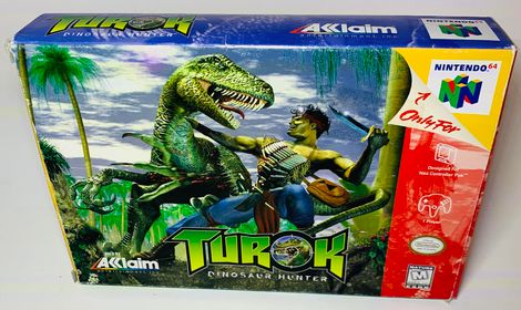 TUROK DINOSAUR HUNTER EN BOITE NINTENDO 64 N64 - jeux video game-x