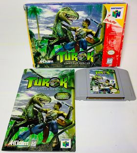 TUROK DINOSAUR HUNTER EN BOITE NINTENDO 64 N64 - jeux video game-x