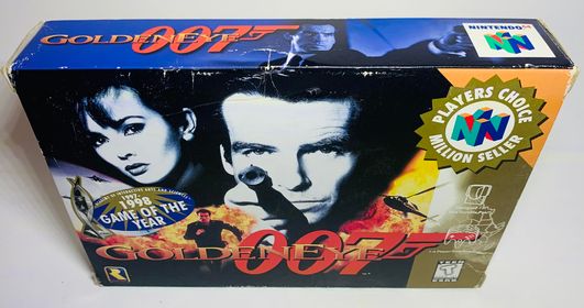 007 GOLDENEYE EN BOITE PLAYER'S CHOICE NINTENDO 64 N64 - jeux video game-x
