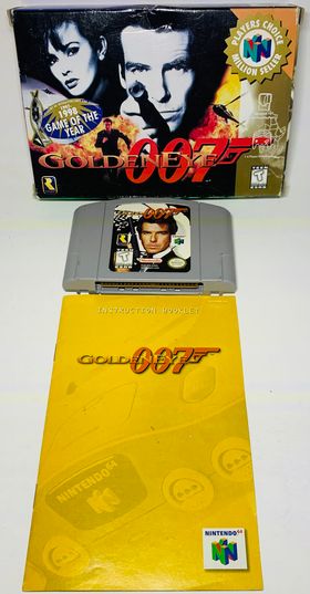 007 GOLDENEYE EN BOITE PLAYER'S CHOICE NINTENDO 64 N64 - jeux video game-x