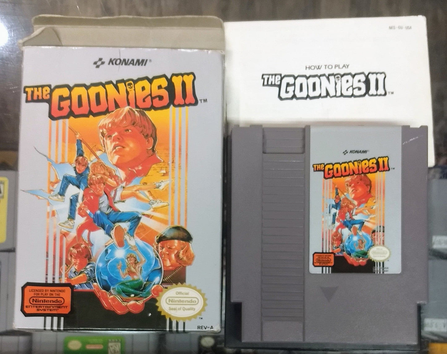 THE GOONIES II 2 EN BOITE NINTENDO NES - jeux video game-x