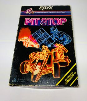 PITSTOP COMMODORE 64 C64 - jeux video game-x