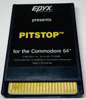 PITSTOP COMMODORE 64 C64 - jeux video game-x