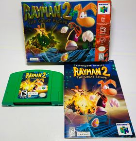 RAYMAN 2 THE GREAT ESCAPE EN BOITE NINTENDO 64 N64 - jeux video game-x