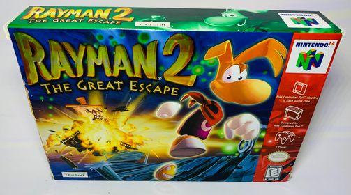 RAYMAN 2 THE GREAT ESCAPE EN BOITE NINTENDO 64 N64 - jeux video game-x