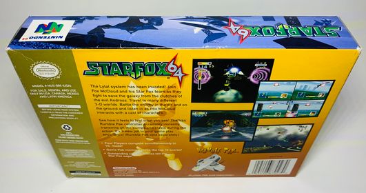 STAR FOX 64 PLAYER'S CHOICE EN BOITE NINTENDO 64 N64 - jeux video game-x