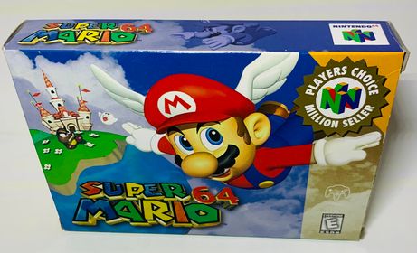 SUPER MARIO 64 PLAYERS CHOICE EN BOITE NINTENDO 64 N64 - jeux video game-x