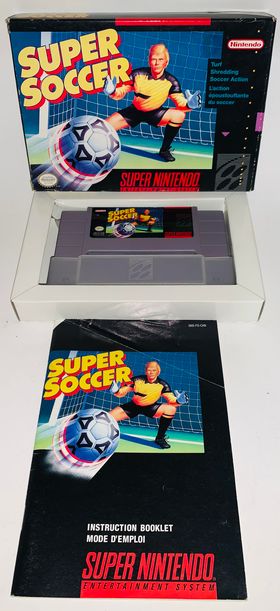 SUPER SOCCER EN BOITE SUPER NINTENDO SNES - jeux video game-x