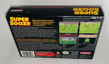 SUPER SOCCER EN BOITE SUPER NINTENDO SNES - jeux video game-x