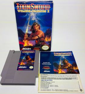 IRONSWORD : WIZARDS AND WARRIORS II 2 EN BOITE NINTENDO NES - jeux video game-x