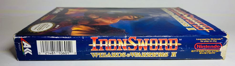 IRONSWORD : WIZARDS AND WARRIORS II 2 EN BOITE NINTENDO NES - jeux video game-x