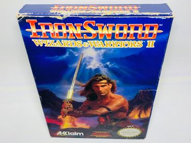 IRONSWORD : WIZARDS AND WARRIORS II 2 EN BOITE NINTENDO NES - jeux video game-x